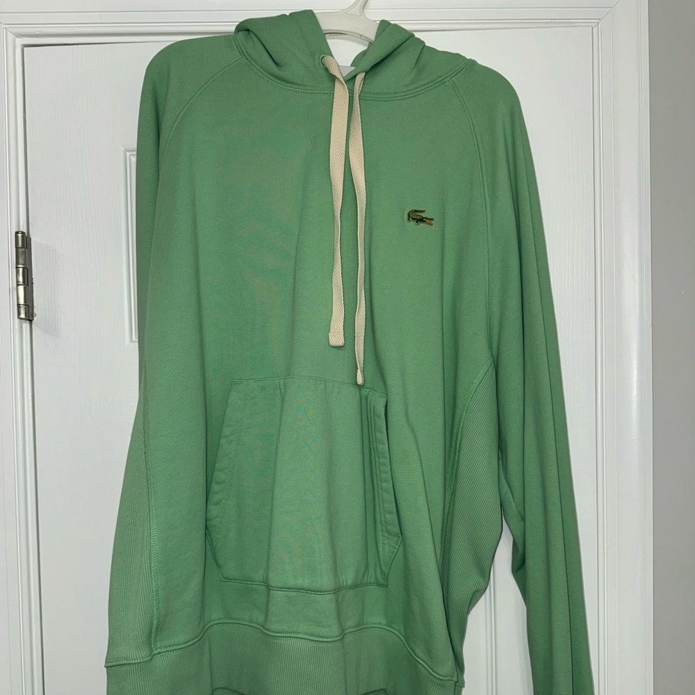 Lacoste Live Green Hoodie Sz L